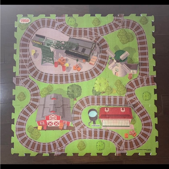 Thomas Mat Thomas & Friends | Toys | Thomas Friends Green And Brown Train Play Mat ...